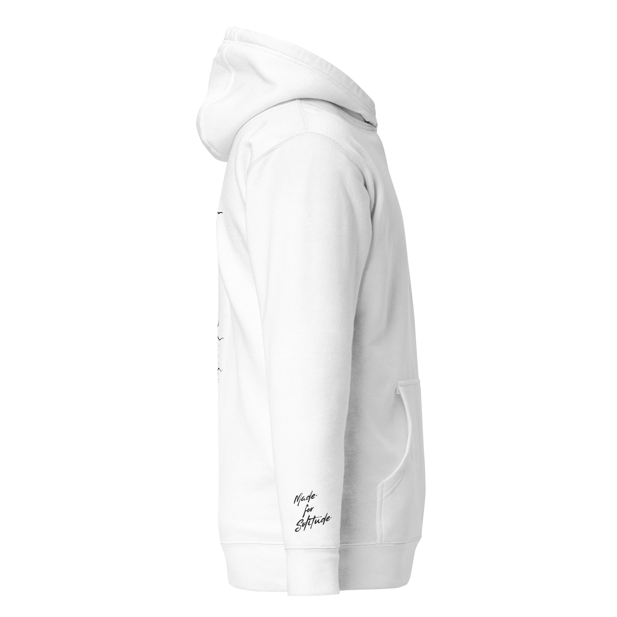 Unisex Pullover Hoodie - "Made For Solitude"